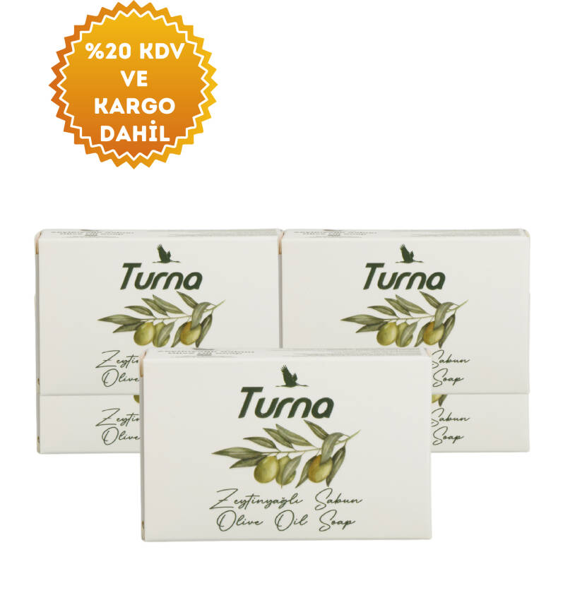 TURNA ZEYTİNYAĞLI SABUN 150 GR X 5 ADET - 1